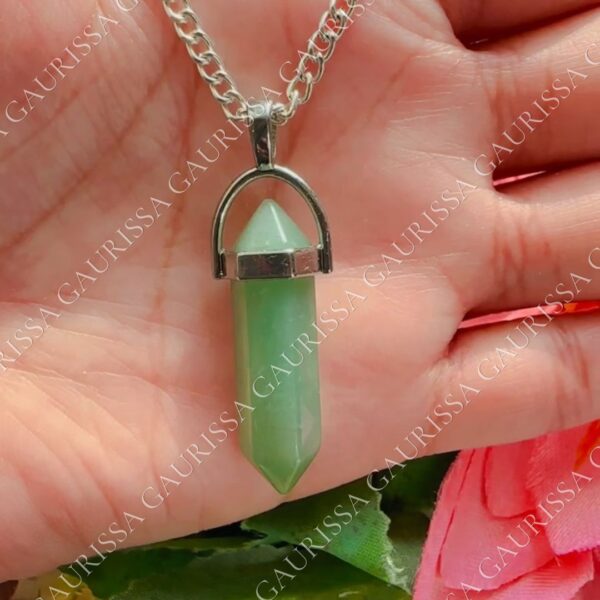 Green Aventurine Pencil Pendant