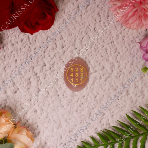 Love Zibu Symbol Coin - Rose Quartz