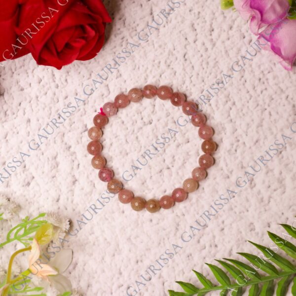 Strawberry Quartz Bracelet