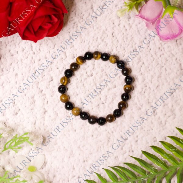 Tiger Eye + Black Tourmaline Bracelet - Mega Protection Combination Bracelet